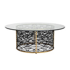 Varaluz 348TC46HGCB Havana Gold,Carbon Kato Coffee Table - Havana Gold/carbon Image 1