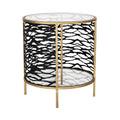 Varaluz 348TE18HGCB Havana Gold,Carbon Kato End Table - Havana Gold/carbon Image 1