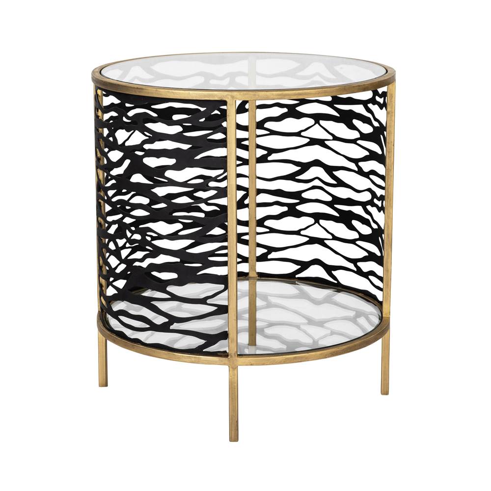 Varaluz 348TE18HGCB Havana Gold,Carbon Kato End Table - Havana Gold/carbon Image 1