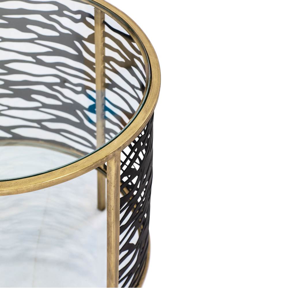 Varaluz 348TE18HGCB Havana Gold,Carbon Kato End Table - Havana Gold/carbon Image 3