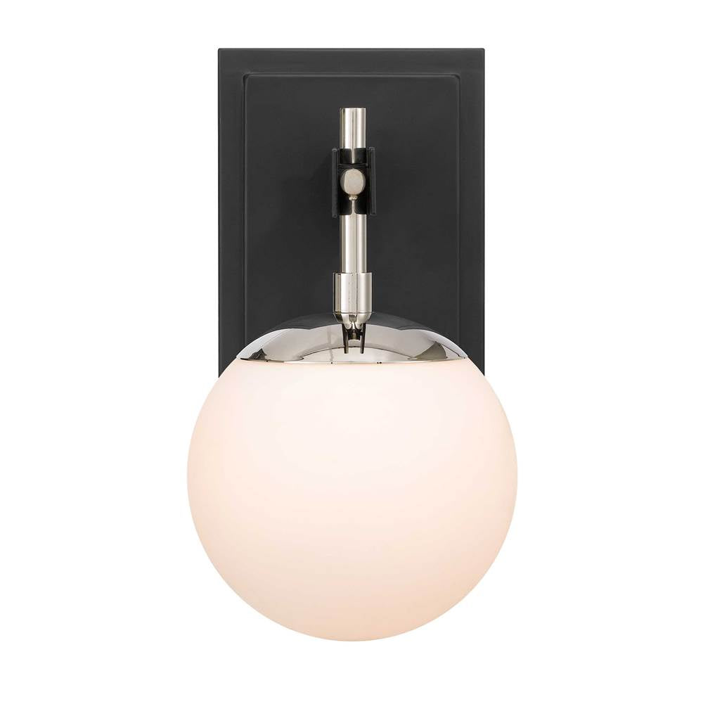 Varaluz 352B01BLPN Black, Polished Nickel Allie 1-lt Bath - Black/polished Nickel Image 4
