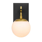 Varaluz 352B01BLSB Black, Satin Brass Allie 1-lt Bath - Black/satin Brass Image 4