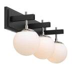 Varaluz Allie 3-lt Bath - Black/polished Nickel