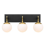 Varaluz Allie 3-lt Bath - Black/polished Nickel
