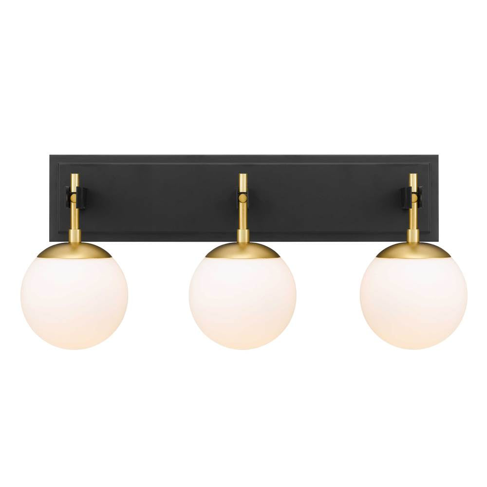 Varaluz Allie 3-lt Bath - Black/polished Nickel