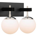 Varaluz 352B04BLPN Black, Polished Nickel Allie 4-lt Bath - Black/polished Nickel Image 2
