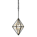 Varaluz 353M01MBFG Matte Black, French Gold Marcia 1-lt Mini Pendant - Matte Black/french Gold Image 1