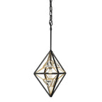 Varaluz 353M01MBFG Matte Black, French Gold Marcia 1-lt Mini Pendant - Matte Black/french Gold Image 1