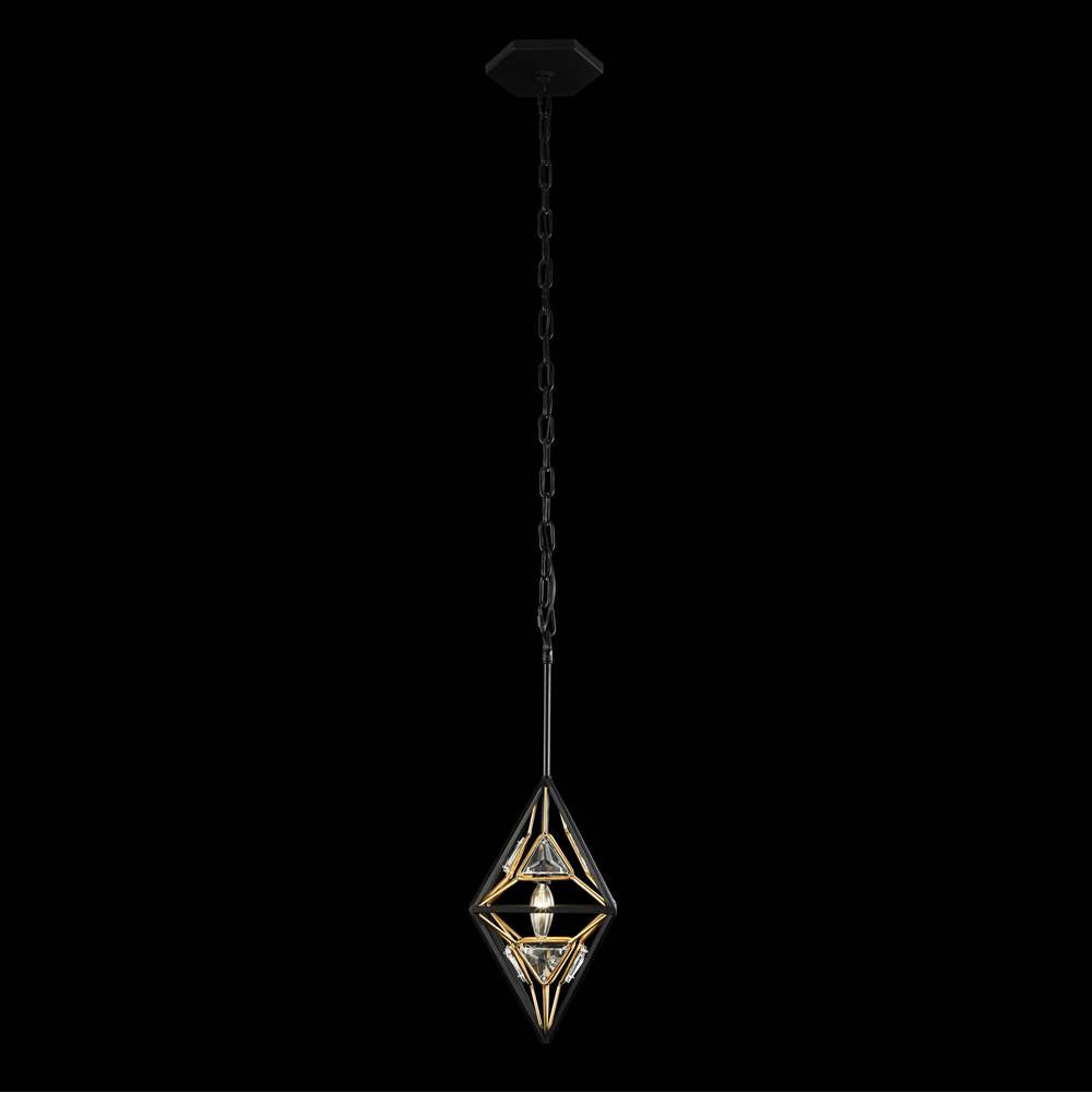 Varaluz 353M01MBFG Matte Black, French Gold Marcia 1-lt Mini Pendant - Matte Black/french Gold Image 4