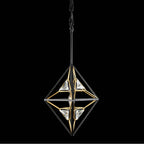 Varaluz 353M01MBFG Matte Black, French Gold Marcia 1-lt Mini Pendant - Matte Black/french Gold Image 2