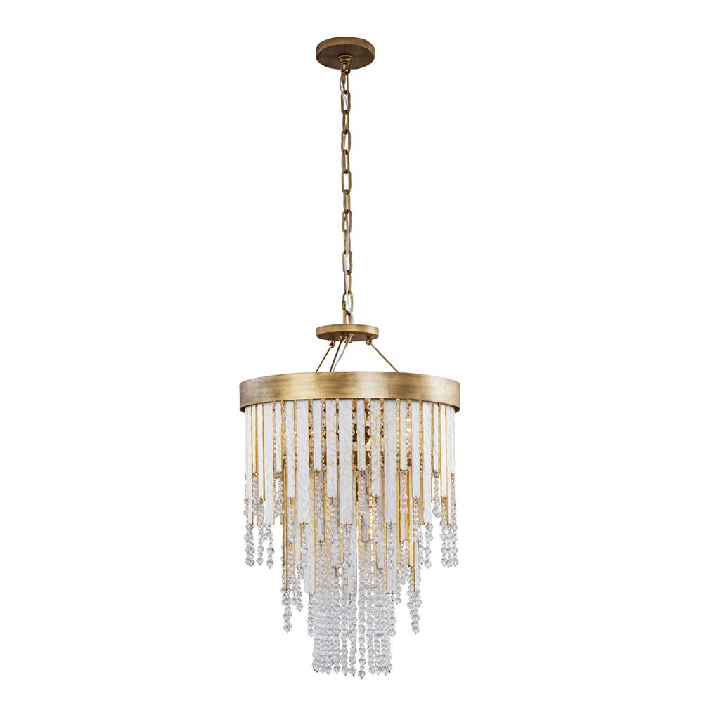 Varaluz 359C04HG Havana Gold Lafayette 4-lt Chandelier - Havana Gold Image 1