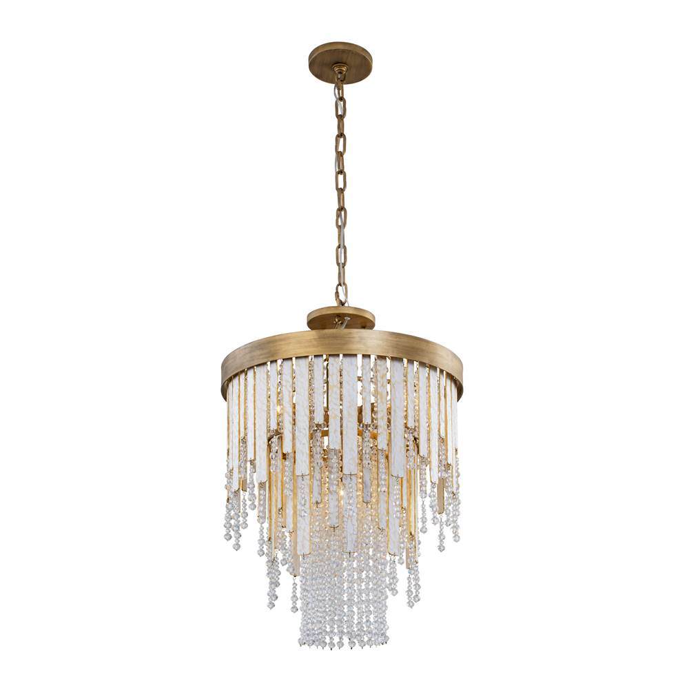 Varaluz Lafayette 4-lt Chandelier - Havana Gold