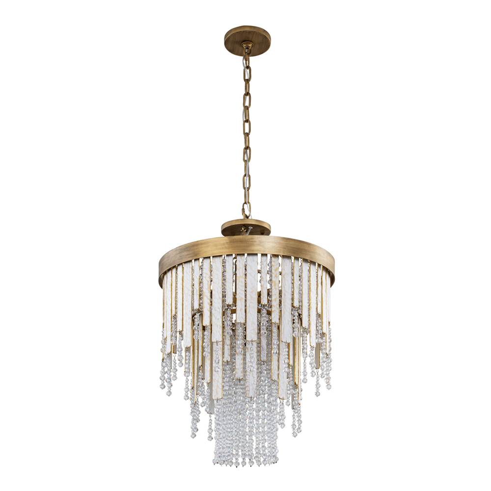 Varaluz 359C04HG Havana Gold Lafayette 4-lt Chandelier - Havana Gold Image 4