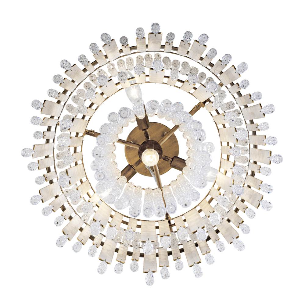Varaluz 359C04HG Havana Gold Lafayette 4-lt Chandelier - Havana Gold Image 3
