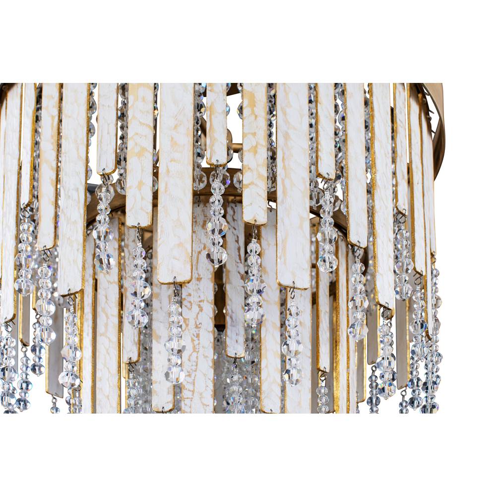 Varaluz 359C04HG Havana Gold Lafayette 4-lt Chandelier - Havana Gold Image 2