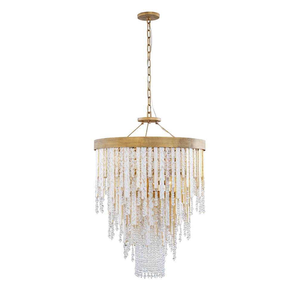 Varaluz 359C07HG Havana Gold Lafayette 7-lt Chandelier - Havana Gold Image 1