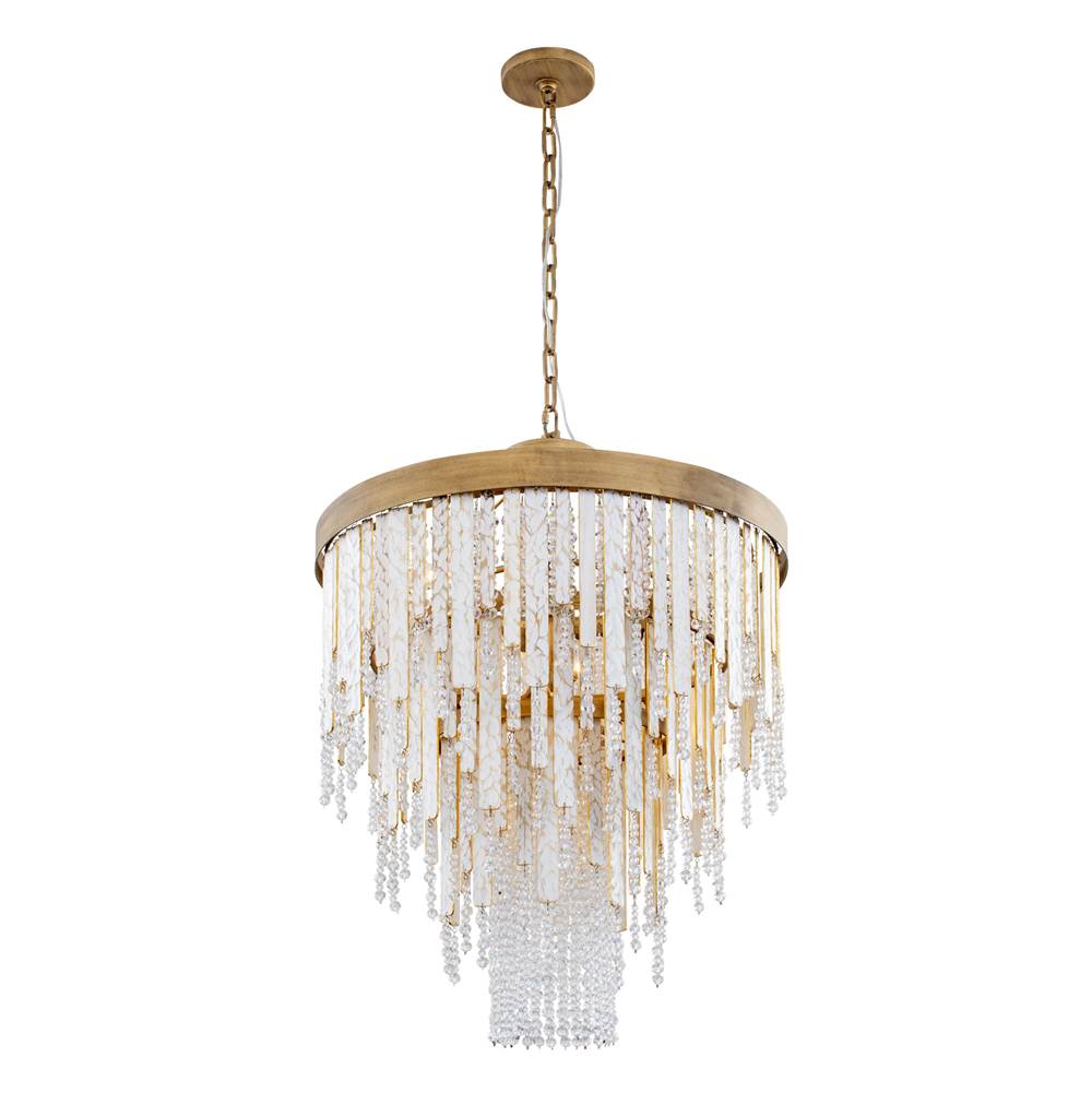 Varaluz Lafayette 7-lt Chandelier - Havana Gold