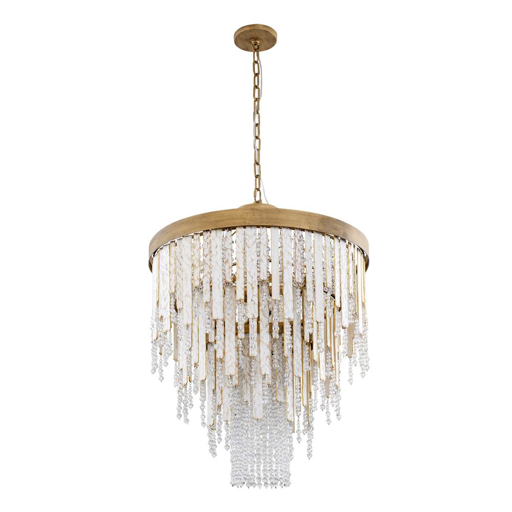 Varaluz 359C07HG Havana Gold Lafayette 7-lt Chandelier - Havana Gold Image 3