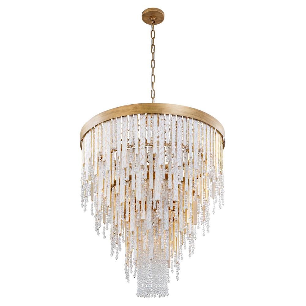 Varaluz Lafayette 13-lt Chandelier - Havana Gold