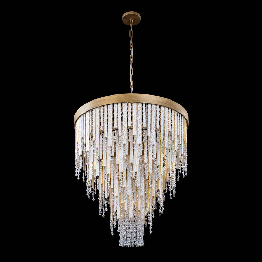 Varaluz 359C13HG Havana Gold Lafayette 13-lt Chandelier - Havana Gold Image 6