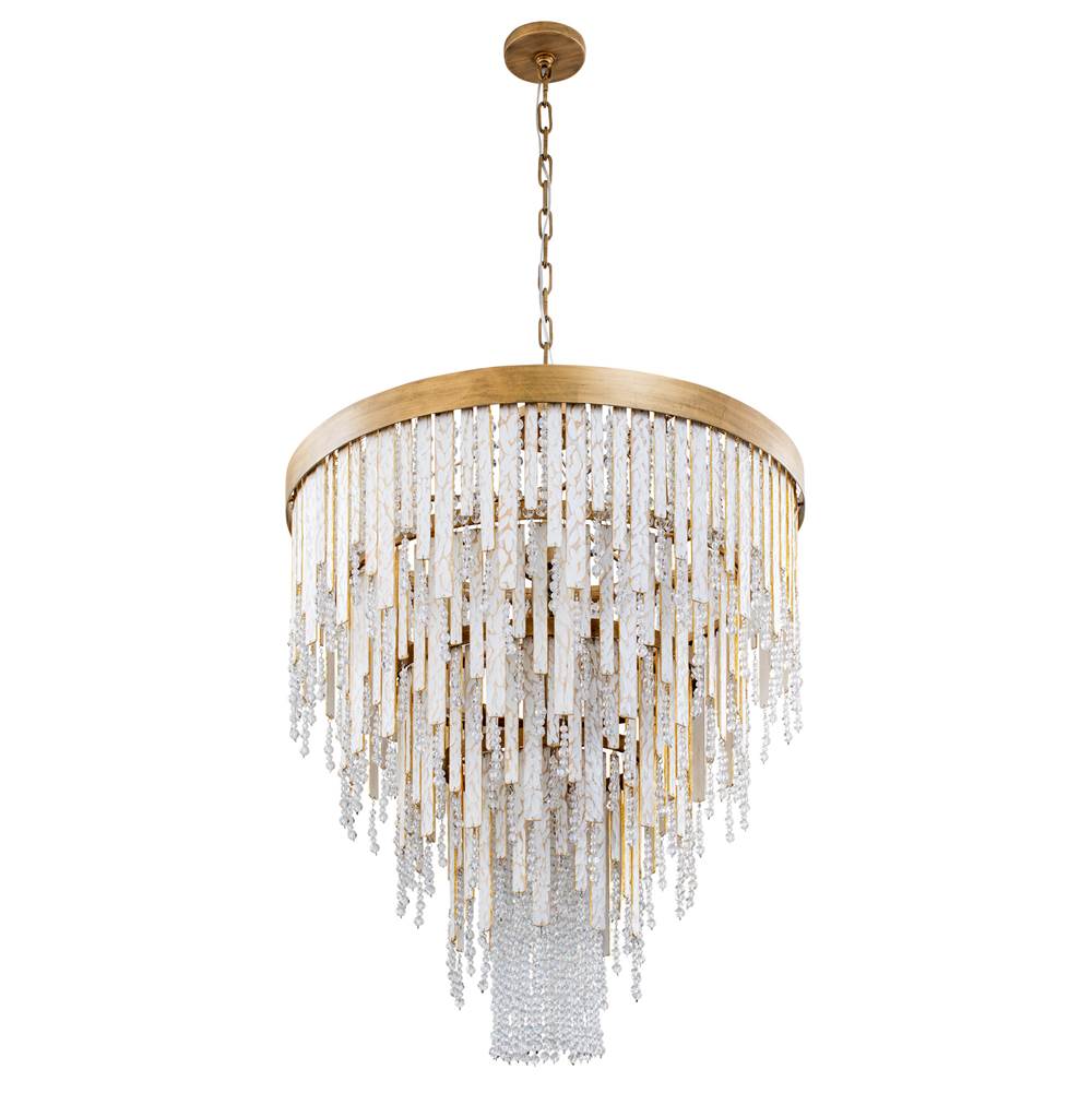 Varaluz 359C13HG Havana Gold Lafayette 13-lt Chandelier - Havana Gold Image 5