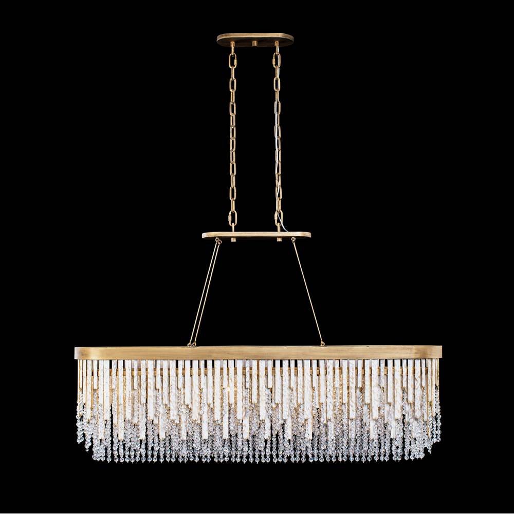 Varaluz 359N06HG Havana Gold Lafayette 6-lt Linear Pendant - Havana Gold Image 6