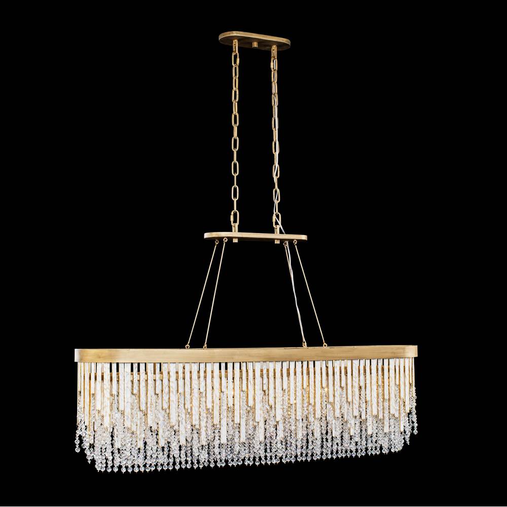 Varaluz 359N06HG Havana Gold Lafayette 6-lt Linear Pendant - Havana Gold Image 5