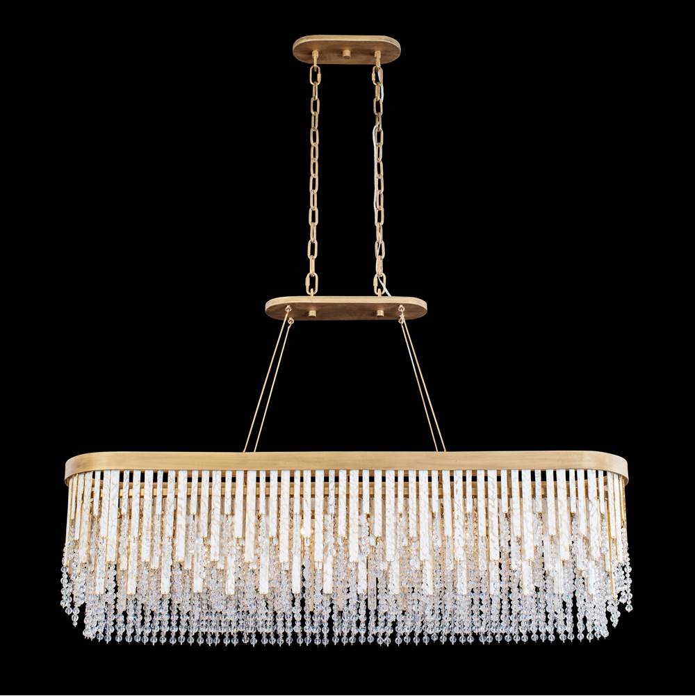 Varaluz 359N06HG Havana Gold Lafayette 6-lt Linear Pendant - Havana Gold Image 3