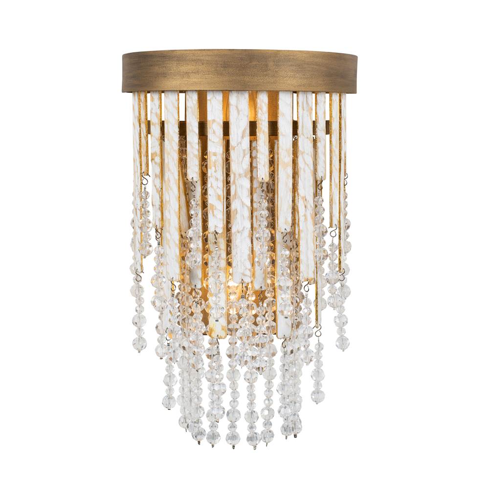 Varaluz 359W02HG Havana Gold Lafayette 2-lt Sconce - Havana Gold Image 1