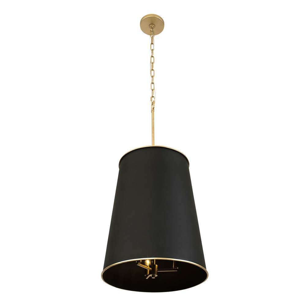 Varaluz Coco 9-lt Foyer - Matte Black/french Gold