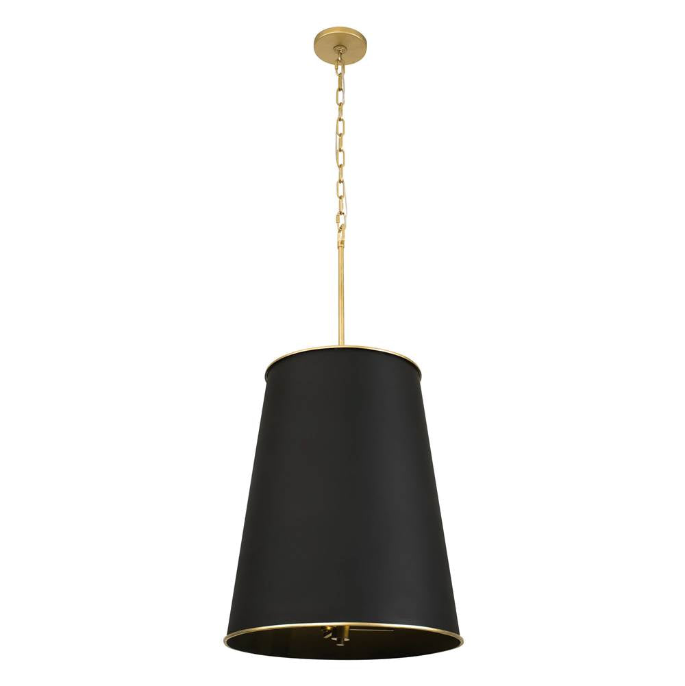 Varaluz 364F09MBFG Matte Black,French Gold Coco 9-lt Foyer - Matte Black/french Gold Image 3