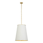 Varaluz 364F09MWFG Matte White,French Gold Coco 9-lt Foyer - Matte White/french Gold Image 6