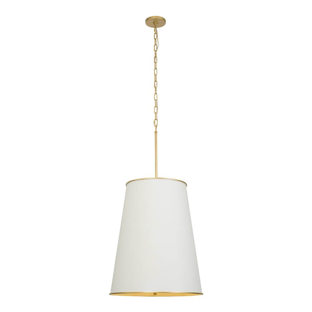 Varaluz 364F09MWFG Matte White,French Gold Coco 9-lt Foyer - Matte White/french Gold Image 6