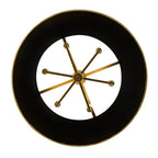 Varaluz 364P06MBFG Matte Black,French Gold Coco 6-lt Pendant - Matte Black/french Gold Image 3