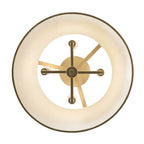 Varaluz 364S04MWFG Matte White,French Gold Coco 4-lt Semi-flush - Matte White/french Gold Image 3
