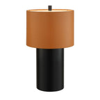 Varaluz Secret Agent Secret Agent 1-lt Table Lamp - Black/camel Leather
