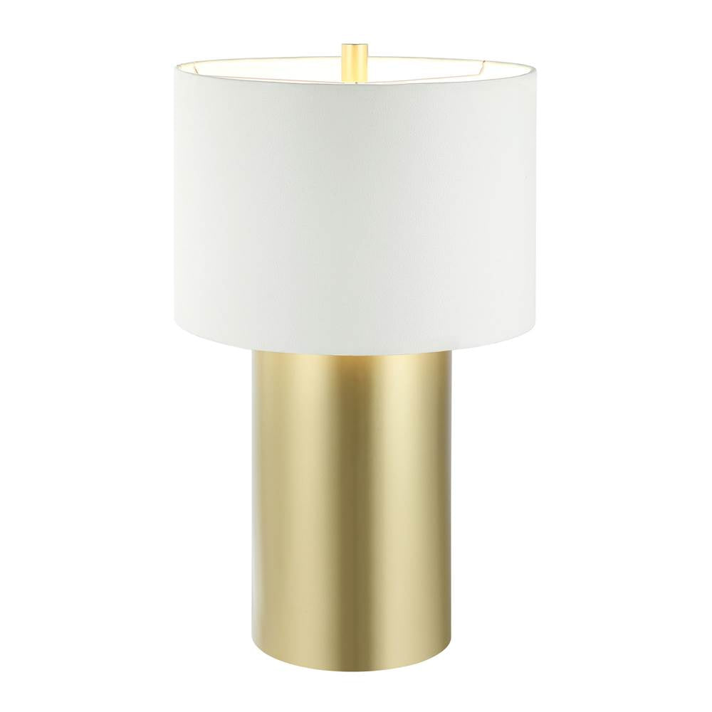 Varaluz Secret Agent Secret Agent 1-lt Table Lamp - Black/camel Leather