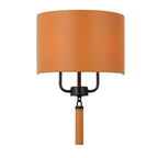 Varaluz Secret Agent Secret Agent 2-lt Sconce - Black/camel Leather