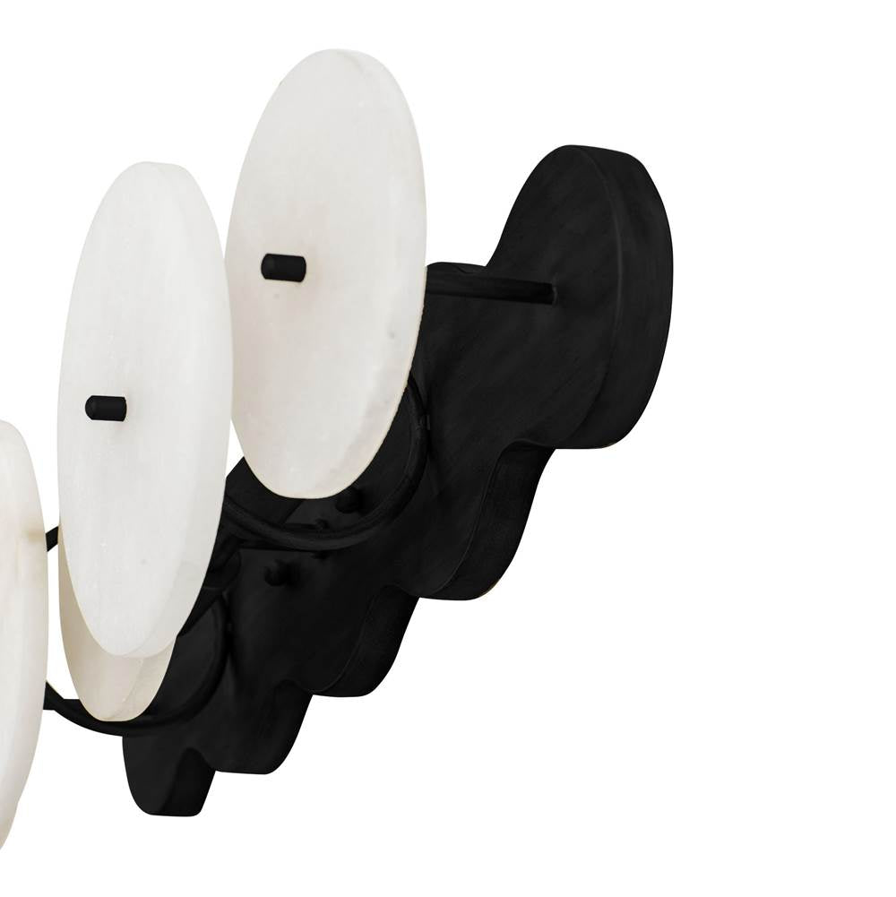 Varaluz 370B02MB Matte Black Cosmos 2-lt   Bath - Matte Black Image 2