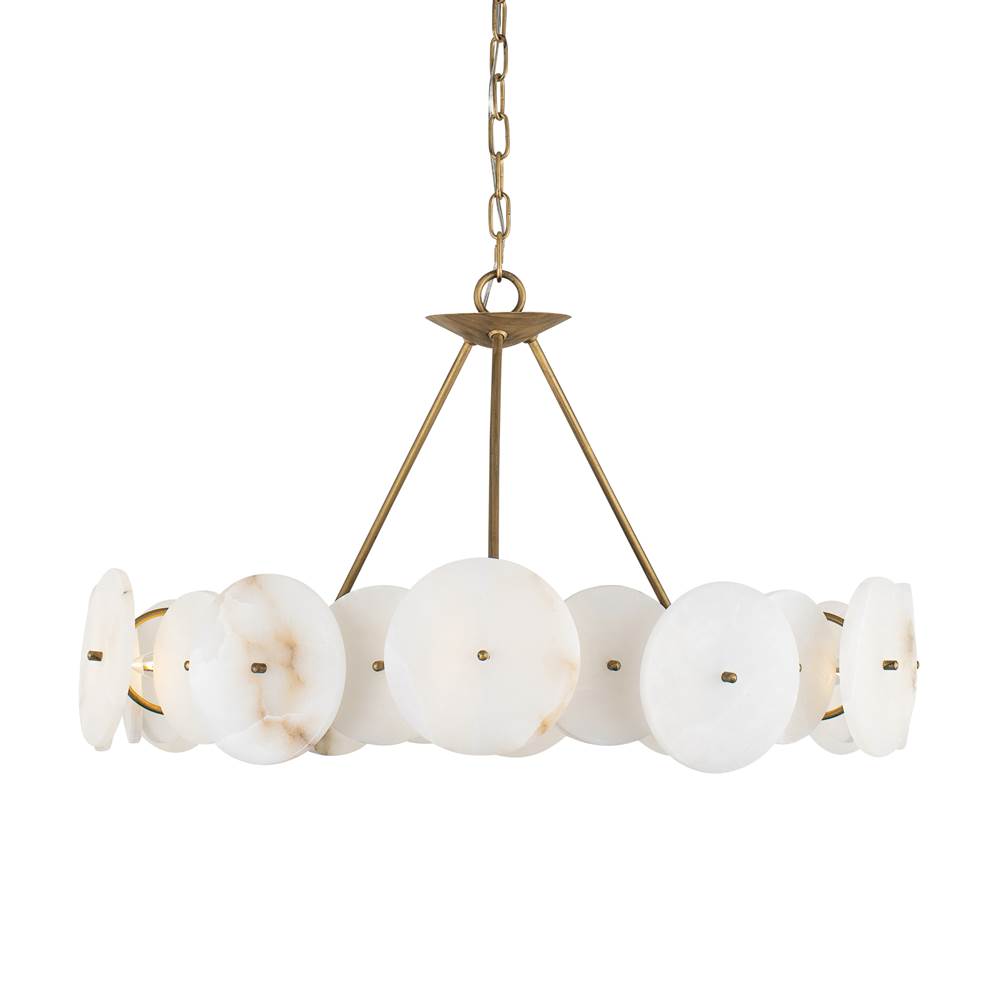 Varaluz 370C06HG Havana Gold Cosmos 6-lt Chandelier - Havana Gold Image 1
