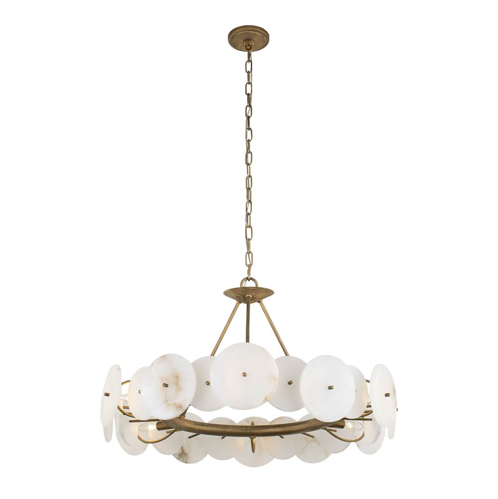 Varaluz Cosmos 6-lt Chandelier - Havana Gold