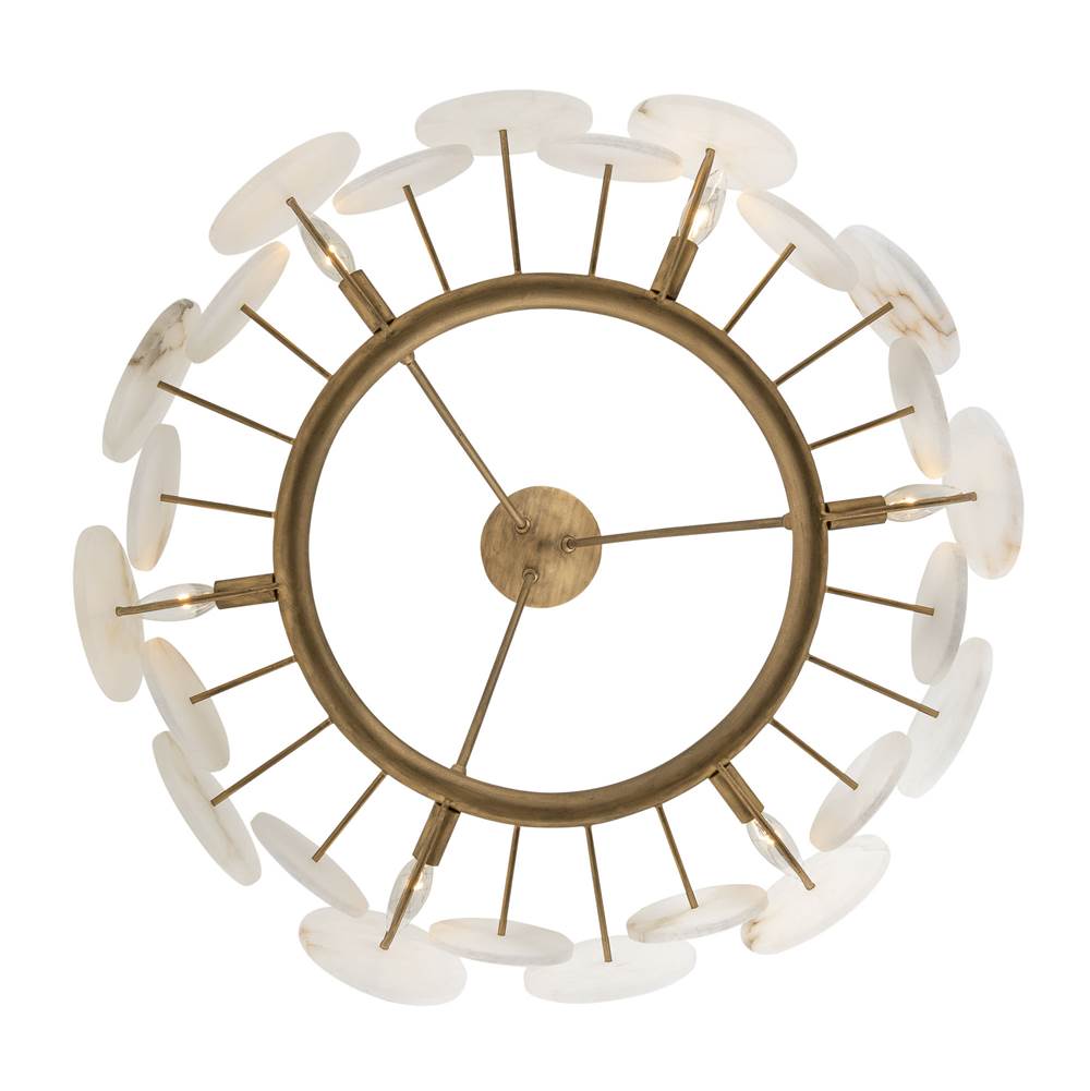 Varaluz 370C06HG Havana Gold Cosmos 6-lt Chandelier - Havana Gold Image 5