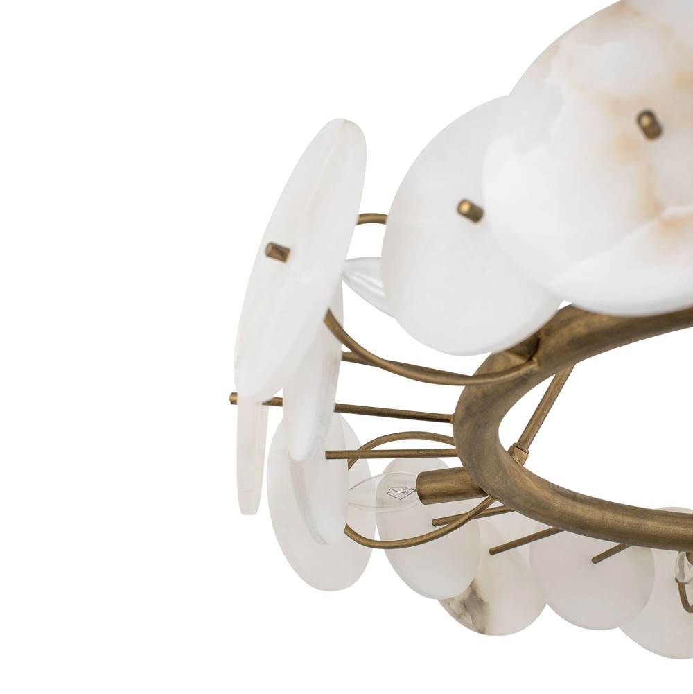 Varaluz 370C06HG Havana Gold Cosmos 6-lt Chandelier - Havana Gold Image 4