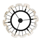 Varaluz 370C06MB Matte Black Cosmos 6-lt   Chandelier - Matte Black Image 5