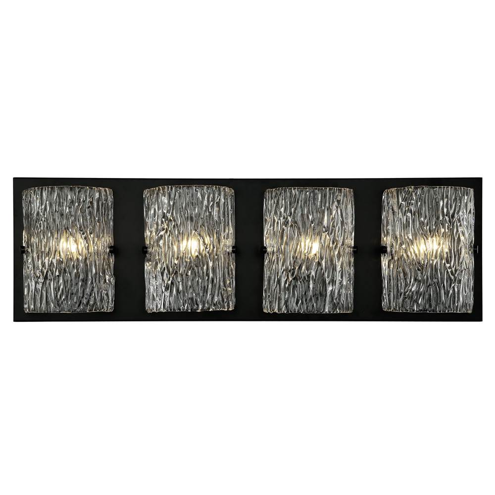 Varaluz Morgan 4-lt Bath - Black