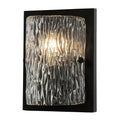Varaluz 376W01BL Black Morgan 1-lt Sconce - Black Image 1