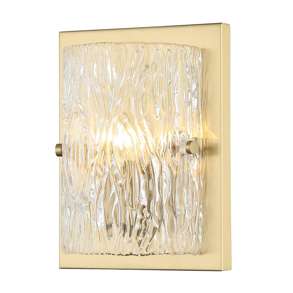 Varaluz 376W01SB Satin Brass Morgan 1-lt Sconce - Satin Brass Image 1