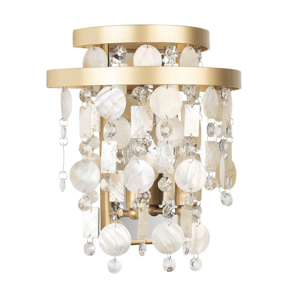 Varaluz 377W02FG French Gold Kalani 2-lt Sconce - French Gold Image 3