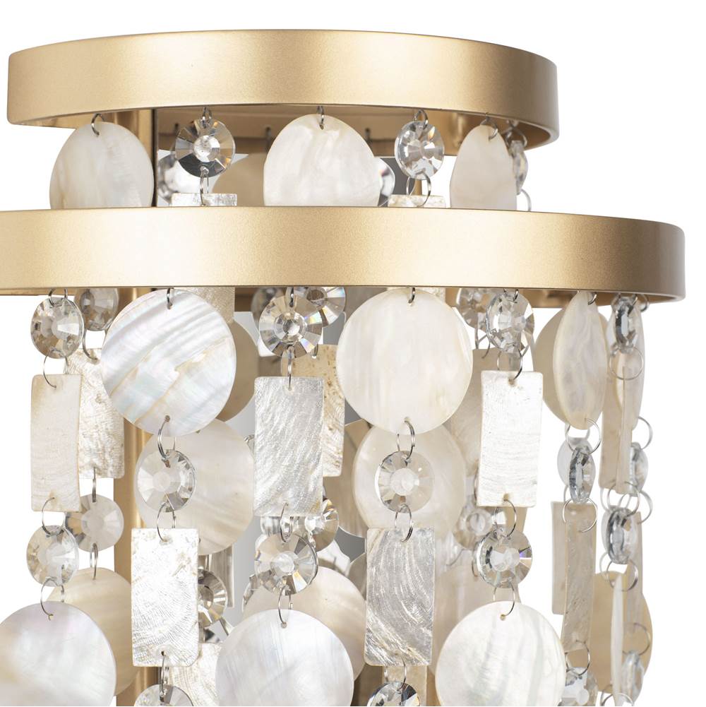 Varaluz 377W02FG French Gold Kalani 2-lt Sconce - French Gold Image 2