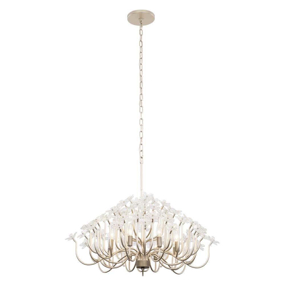 Varaluz Wildflower 8-lt Chandelier - Gold Dust/artifact